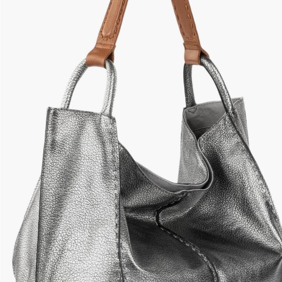 The Sak Silver and Brown Shoulder Bag with Relaxed Shape - Picture 2 of 5